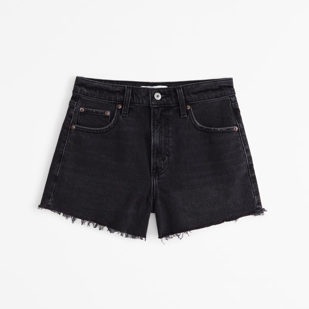 Black Denim Women's Shorts